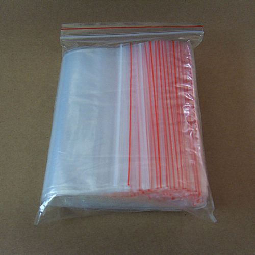 l100pcs 2 x 2-3/4&#034; Plastic 2-Mil Reclosable Zipper Bag Zip Lock 004140001 Lrose