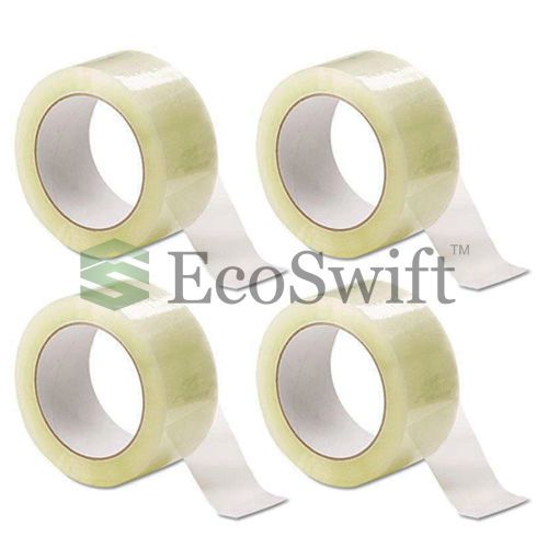 4 rolls carton box sealing packaging packing tape 2.0mil 2&#034; x 110 yard (330 ft) for sale