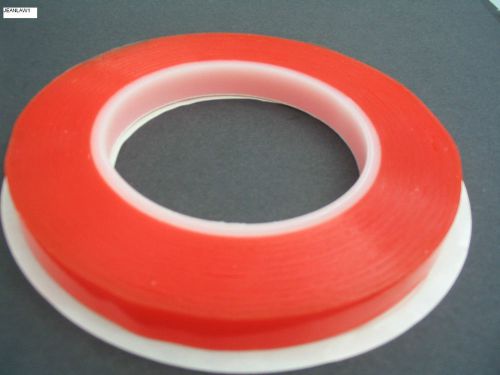 RED LINER HI TACK DOUBLE SIDED SELF ADHESIVE TAPE, HUGE 25M ULTRA PERMANENT