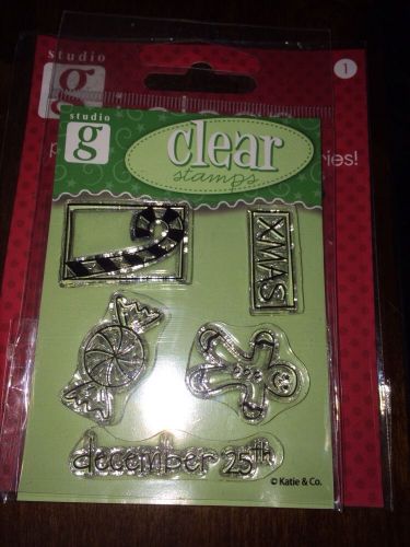 Studio G Clear Stamp Set Christmas Candy