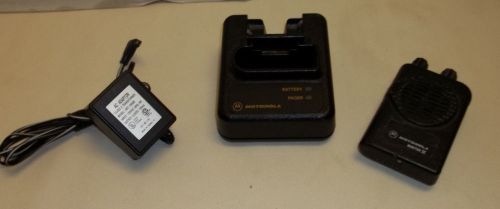 Motorola minitor pager ems or fire service iii or iv with battery charger for sale