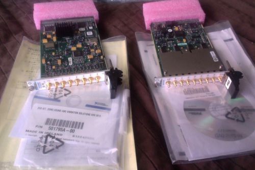National NI PXI-6652 and PXI-4472 modules, new