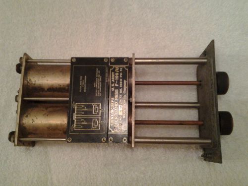 vintage western electric filter band pass F-199 c-band frequency 224 to254
