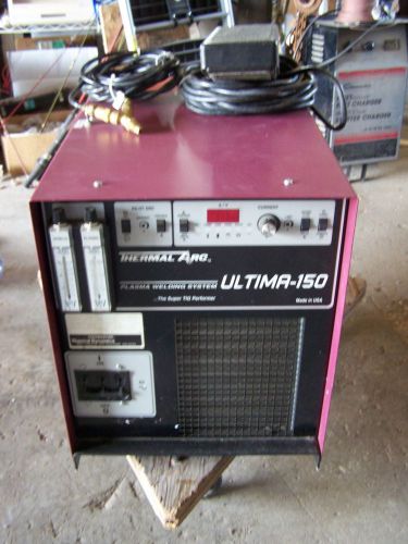 THERMAL ARC ULTIMA 150 PLASMA WELDER with OVER 1700 NEW CONSUMABLE PARTS