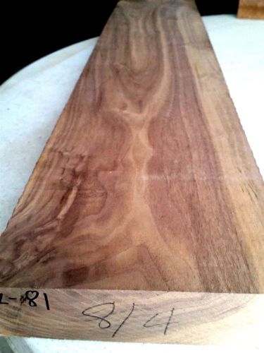 Thick 8/4 black walnut board 36.25 x 7.25 x 2in. wood lumber (sku:#l-81) for sale