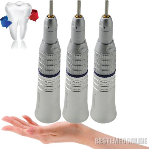 3pc Dental Slow Low Speed Handpiece Straight Nose Cone Straight Contra *Angle*++
