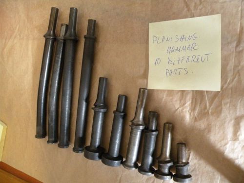 Planishing aviation riveting chisel /die set of 10 !air gun metal-shaping hammer for sale