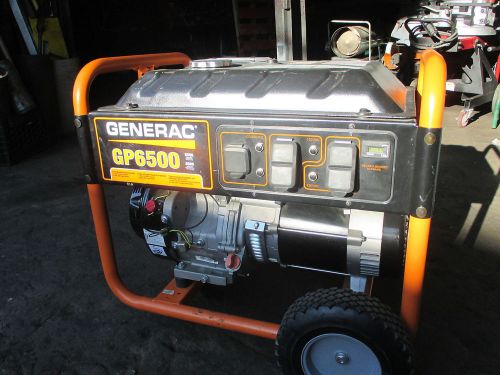 GENERAC GP6500 GENERATOR  110/220 ON WHEELS