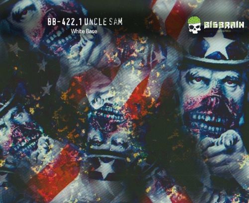 1 m uncle sam zombie hydrographics film 100 cm free ship for sale