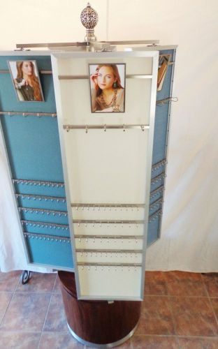 Brighton rotating jewelry display  authentic 75&#034;h 4 panels 360 degree rotating for sale