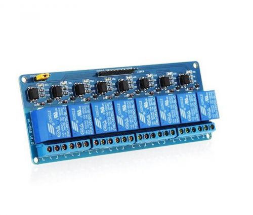Economic New 8-Channel 5V Relay Shield Module Board Optocoupler For Arduino JGUS