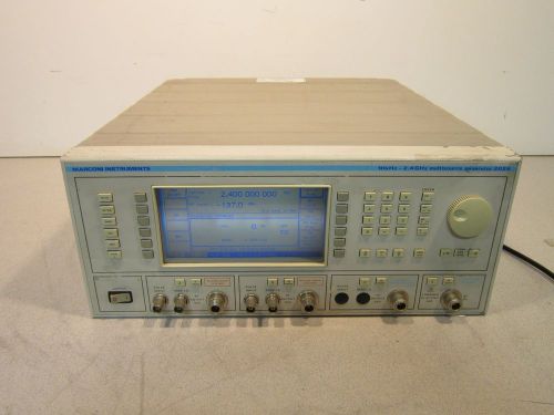 Marconi MultiSource Generator 2026, 10kHz, 2.4GHz, Powers On, 50-60 Hz, Bargain!