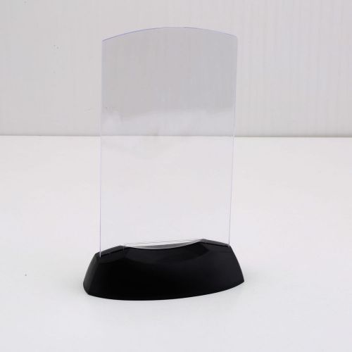 Acrylic Flashing Led Light Table Menu Restaurant Card Display Holder Stand  MG
