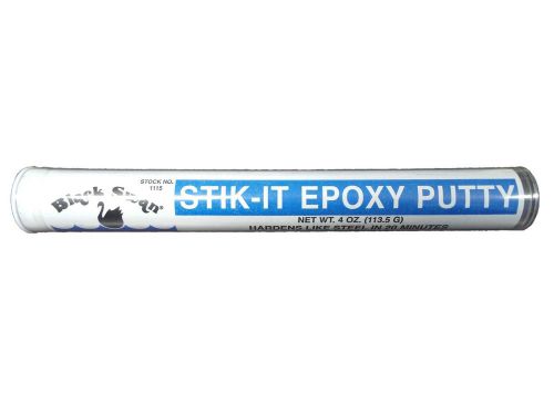 4 oz plumbers epoxy putty - black swan stik-it - 1001 household uses for sale