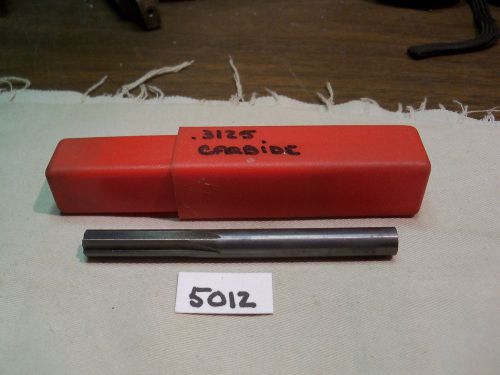 (#5012) new 5/16 solid carbide chucking reamer for sale