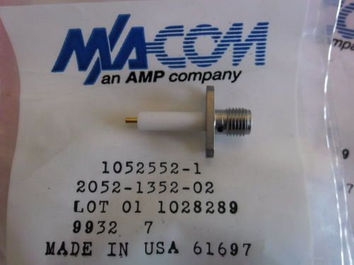 MA-COM TYCO/AMP / SMA FEMALE  LONG JACK FOR PANEL WITH 2 HOLES FLANGE NICKEL