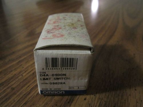 OMRON D4A-0900N LIMIT SWITCH BODY D4A0900N NEW in original box.