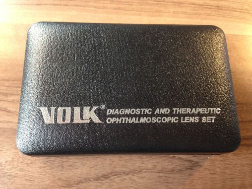 Volk Multi Lens CASE ONLY 20D, 90D, 78D or Super 66, 28D, Gonio Lens  BRAND NEW