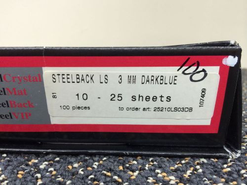 Unibind Steelback LS 3 MM Dark Blue 10-25 Sheets (100 Count)