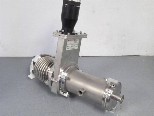 Edwards b653-01-000   gvi100m manual ss gate valve w/filter flange assembly for sale