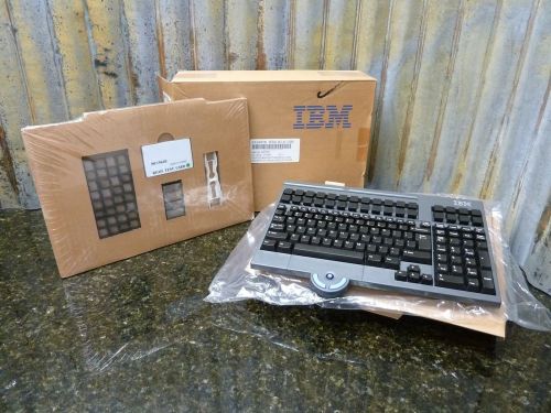 Brand new ibm 54p8786 compact anpos keyboard with built-in credit card reader for sale