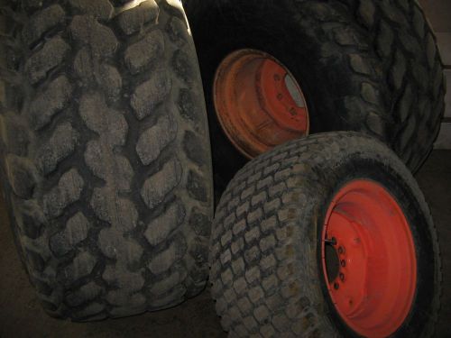 Kubota m4900 tractor tires and rims for sale