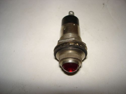 Vintage E.F. Johnson Co. Red Indicator Light 75W - 125V