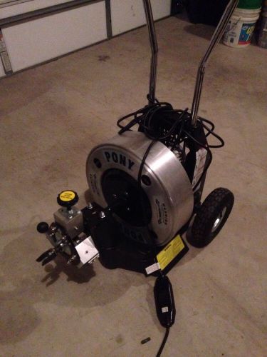 Trojan Pony Power Drain Cleaning Machine up to 6&#034; Lines Spartan Like