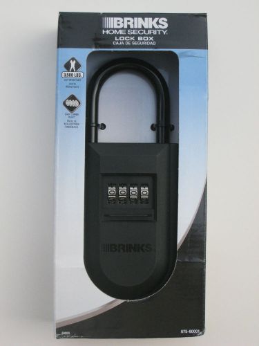 Brinks key storage resettable lock box / portable shackle key safe 675-80001 for sale