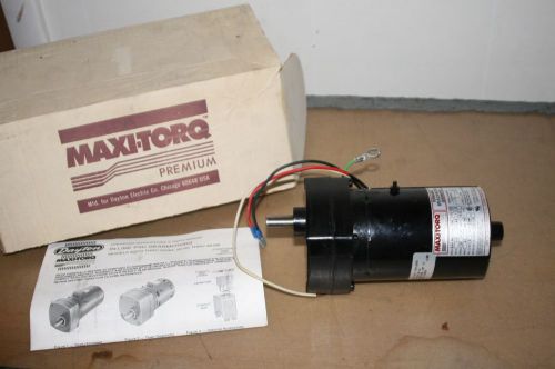 Maxi-torq permanent split capacitor gearmotor 1/20hp 6a196 for sale