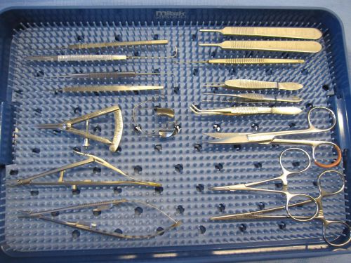 Storz, Pilling Opthalmic Cataract Surgical Instrument Set W/Tray, Exc Cond!