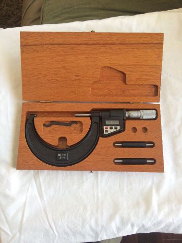 Starrett 731 3-4 inch, digital  micrometer w/spc output for sale