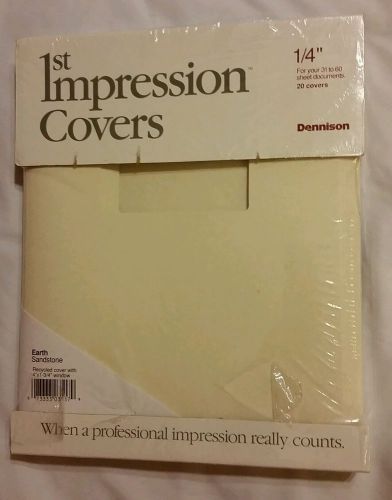 Avery Dennison 1st Impression Desktop Thermal Binding 1/4&#034; Covers Qty 20