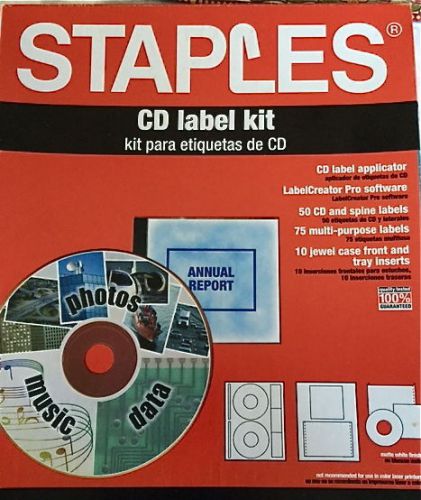 Staples CD Label Kit
