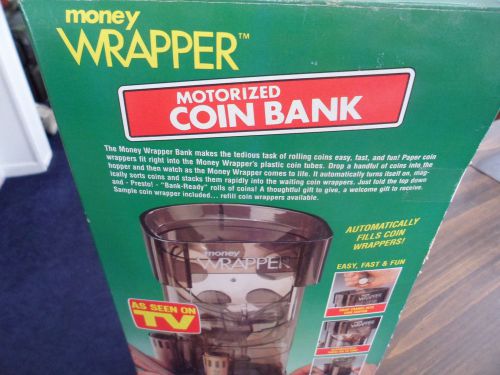Motorized Money Wrapper Coin Sorter/Bank