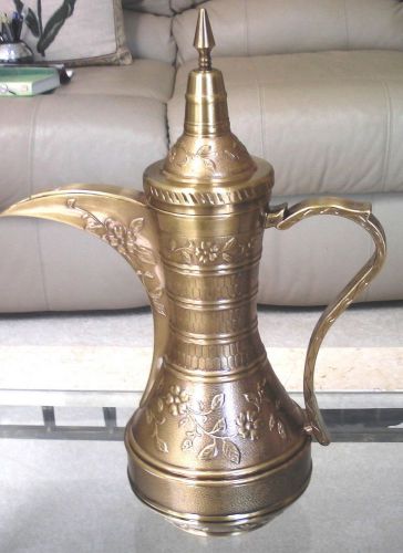 Thermal carafes, arabian bronze carafe,  coffee vacuum pot, insulated server for sale