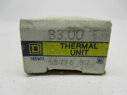 Square D B3.00 Heater Elements Lot of 2