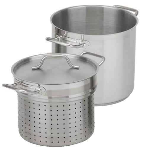 Pasta cooker roy ss 205 12-12 qt stainless steel royal industries for sale