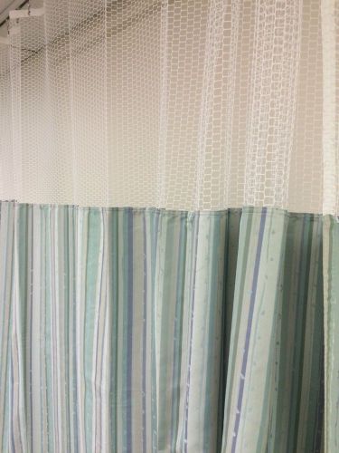 High Quality FR Hospital Cubicle Curtain 104&#034;Wide X 96&#034;Long Pattern: Waterfall