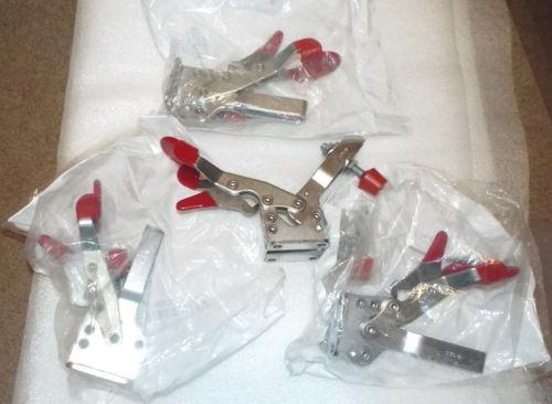 Toggle clamp, horiz, 2.56 in, 10.70 in  de-sta-co. model # 235-u. lot of 4. new for sale