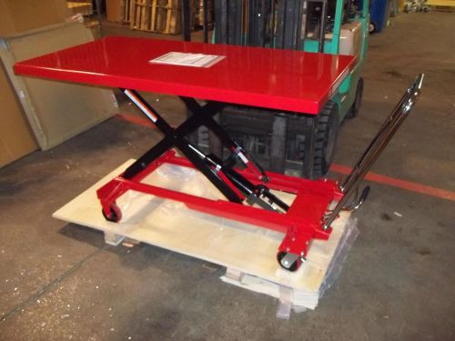 Dayton Scissor Lift Cart Table 1000 Lb 4ZC18