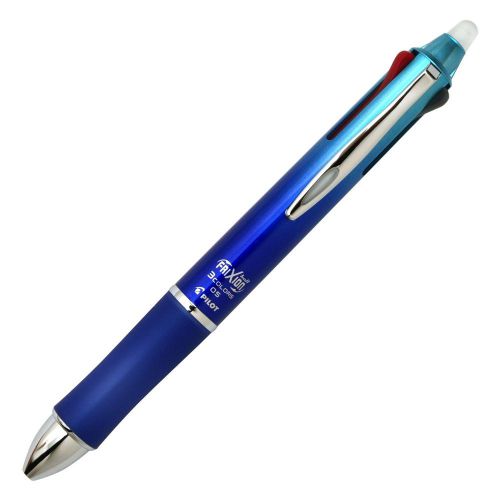 NEW Pilot 0.5mm Multi Pen Frixion Ball 3 Metal Gradation Blue Body F/S Japan