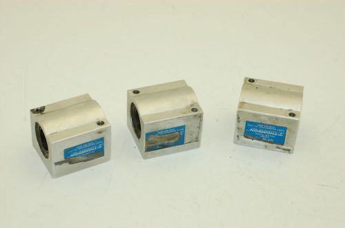 Thomson spb-12 super pillow block linear bearings for 3/4&#034; round shaft, lot of 3 for sale