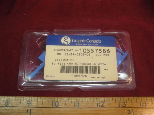 NEW GRAPHIC CONTROLS 10557586 Blue Marker SET 82-39-0303-06