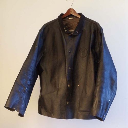Black Stallion™ Premium Black Pigskin Duralite Welding Jacket - Size XL