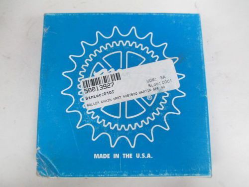 New martin 40btb30 1610 30 tooth no 40 chain taper bushing sprocket d213974 for sale