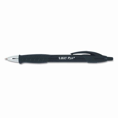 Bic Corporation Medium Pro+ Ballpoint Retractable Pen, 12/Pack