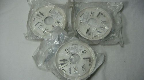 Lot of 3 Simplex 4098-9788 2 Wire Base w/ Remote LED 0677-104