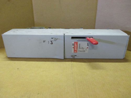 General Electric Spectra Series ADS36030HD 30 Amp 600V 20Hp Fusible Switch