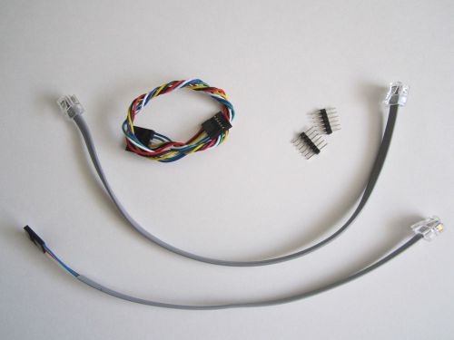 RJ-11 to ICSP cable kit, (Replace AC164110) PICKIT3 Debug Cable Kit (Full Set 4
